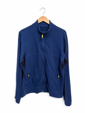 Lululemon Athletica Men's Deep Blue Lightweight Full-Zip Jacket- Size L
